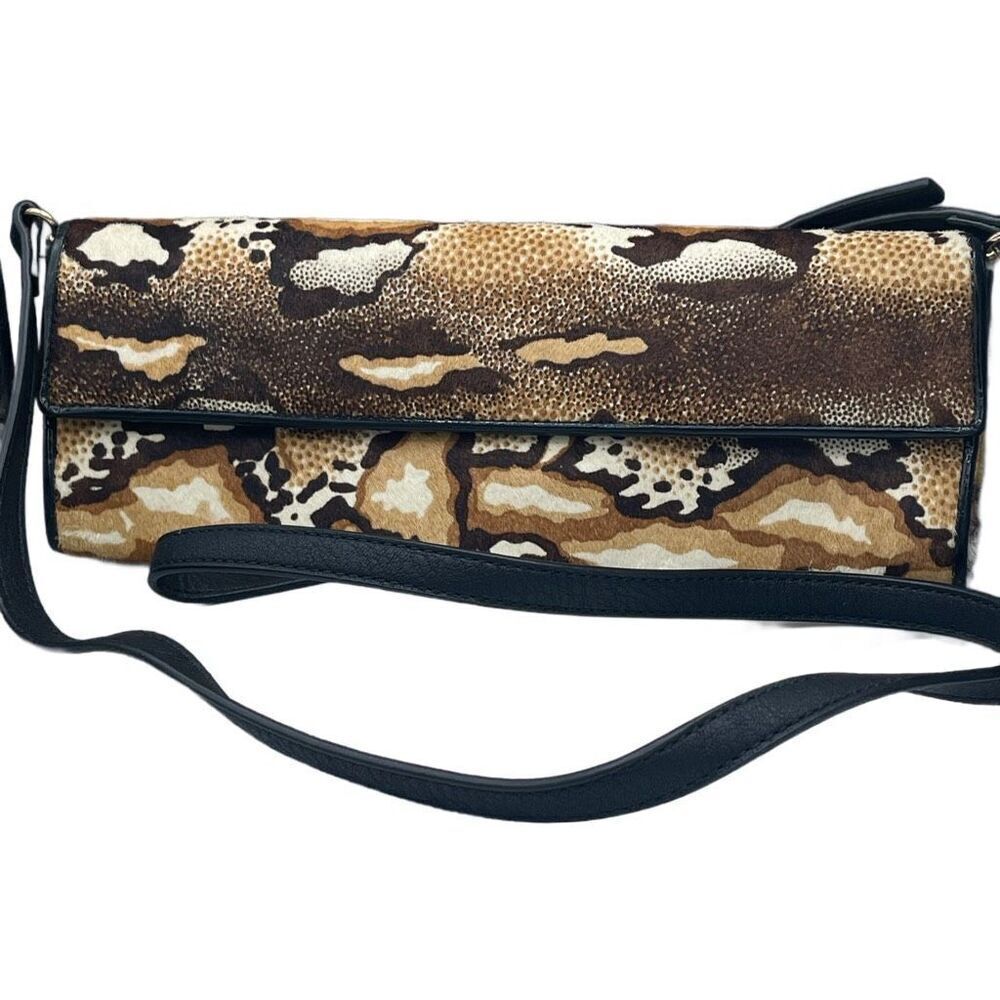 Aldo leather Chetah print crossbody clutch